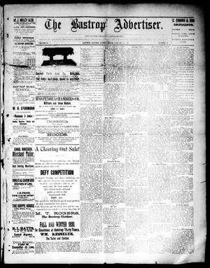 The Bastrop Advertiser (Bastrop, Tex.), Vol. 33, No. 49, Ed. 1 Saturday, January 10, 1891