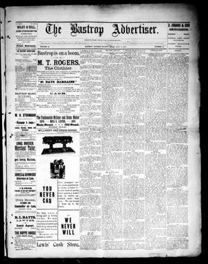 The Bastrop Advertiser (Bastrop, Tex.), Vol. 34, No. 24, Ed. 1 Saturday, July 18, 1891