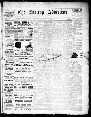 Primary view of object titled 'The Bastrop Advertiser (Bastrop, Tex.), Vol. 34, No. 46, Ed. 1 Saturday, December 19, 1891'.