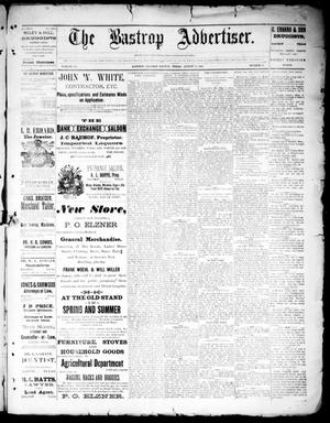 The Bastrop Advertiser (Bastrop, Tex.), Vol. 34, No. 27, Ed. 1 Saturday, August 13, 1892