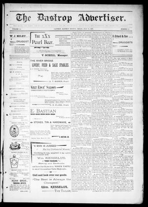 The Bastrop Advertiser (Bastrop, Tex.), Vol. 44, No. 28, Ed. 1 Saturday, July 11, 1896