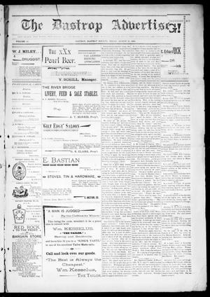 The Bastrop Advertiser (Bastrop, Tex.), Vol. 44, No. 35, Ed. 1 Saturday, August 29, 1896