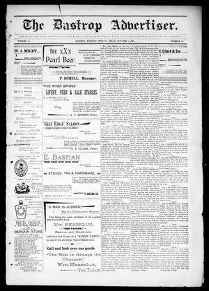 The Bastrop Advertiser (Bastrop, Tex.), Vol. 44, No. 40, Ed. 1 Saturday, October 3, 1896
