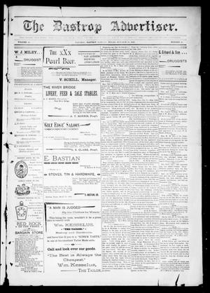 The Bastrop Advertiser (Bastrop, Tex.), Vol. 44, No. 42, Ed. 1 Saturday, October 17, 1896
