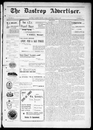 Primary view of object titled 'The Bastrop Advertiser (Bastrop, Tex.), Vol. 45, No. 17, Ed. 1 Saturday, June 26, 1897'.