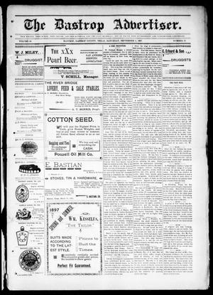 The Bastrop Advertiser (Bastrop, Tex.), Vol. 45, No. 27, Ed. 1 Saturday, September 4, 1897