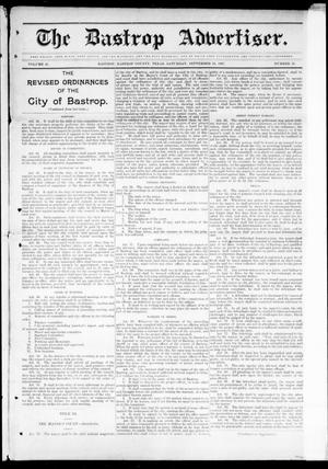 The Bastrop Advertiser (Bastrop, Tex.), Vol. 45, No. 29, Ed. 1 Saturday, September 18, 1897