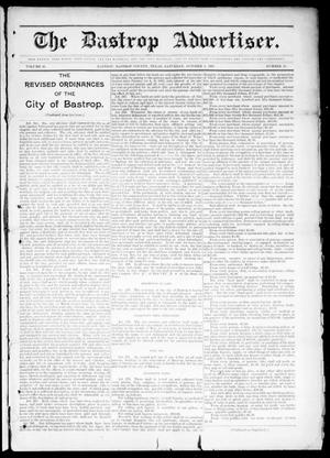 The Bastrop Advertiser (Bastrop, Tex.), Vol. 45, No. 31, Ed. 1 Saturday, October 2, 1897