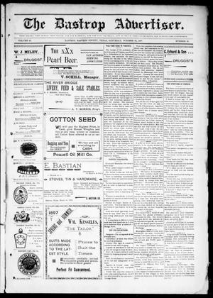 The Bastrop Advertiser (Bastrop, Tex.), Vol. 45, No. 33, Ed. 1 Saturday, October 16, 1897