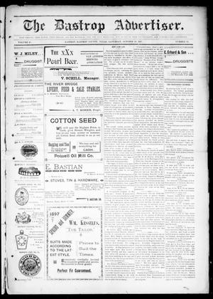 The Bastrop Advertiser (Bastrop, Tex.), Vol. 45, No. 35, Ed. 1 Saturday, October 30, 1897