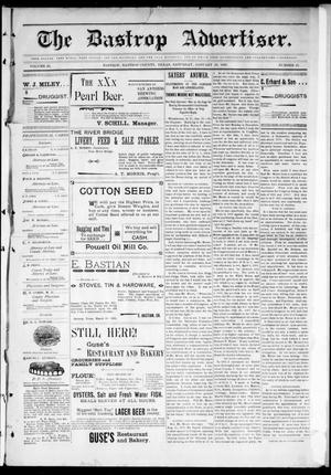 The Bastrop Advertiser (Bastrop, Tex.), Vol. 45, No. 47, Ed. 1 Saturday, January 29, 1898