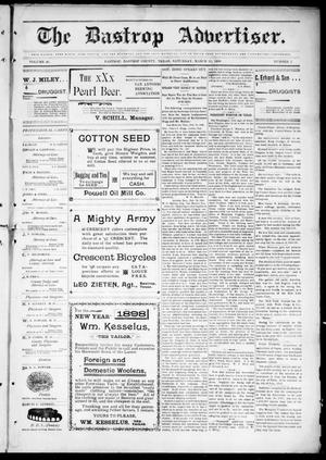 The Bastrop Advertiser (Bastrop, Tex.), Vol. 46, No. 2, Ed. 1 Saturday, March 12, 1898