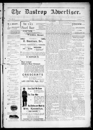 The Bastrop Advertiser (Bastrop, Tex.), Vol. 46, No. 15, Ed. 1 Saturday, June 11, 1898