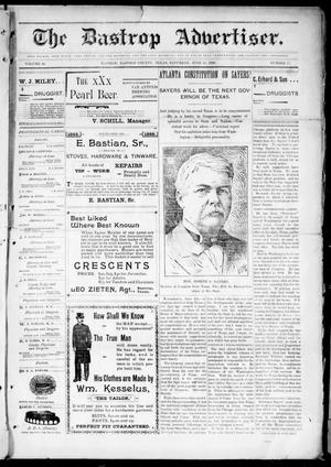 The Bastrop Advertiser (Bastrop, Tex.), Vol. 46, No. 17, Ed. 1 Saturday, June 25, 1898