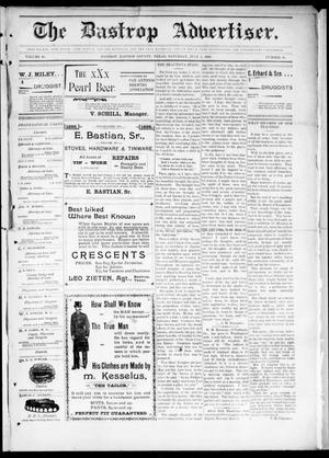 The Bastrop Advertiser (Bastrop, Tex.), Vol. 46, No. 18, Ed. 1 Saturday, July 2, 1898