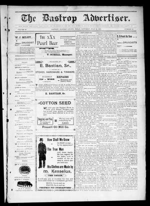 The Bastrop Advertiser (Bastrop, Tex.), Vol. 46, No. 19, Ed. 1 Saturday, July 16, 1898
