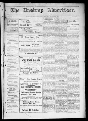 The Bastrop Advertiser (Bastrop, Tex.), Vol. 46, No. 49, Ed. 1 Saturday, December 17, 1898