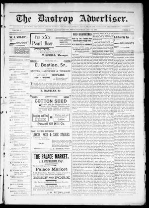 The Bastrop Advertiser (Bastrop, Tex.), Vol. 47, No. 21, Ed. 1 Saturday, July 22, 1899