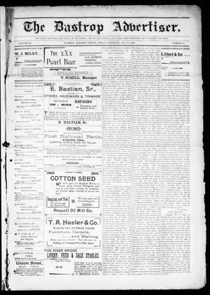 The Bastrop Advertiser (Bastrop, Tex.), Vol. 48, No. 20, Ed. 1 Saturday, May 19, 1900