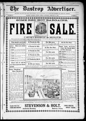 The Bastrop Advertiser (Bastrop, Tex.), Vol. 48, No. 8, Ed. 1 Saturday, February 23, 1901