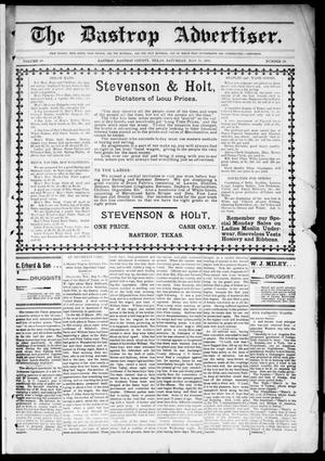 Primary view of object titled 'The Bastrop Advertiser (Bastrop, Tex.), Vol. 48, No. 18, Ed. 1 Saturday, May 11, 1901'.