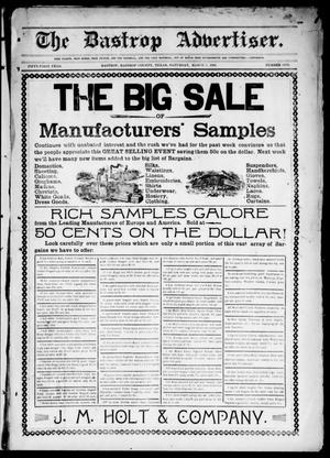 The Bastrop Advertiser (Bastrop, Tex.), Vol. 51, No. 1, Ed. 1 Saturday, March 7, 1903