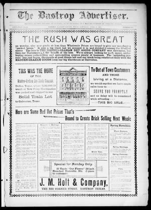 The Bastrop Advertiser (Bastrop, Tex.), Vol. 51, No. 6, Ed. 1 Saturday, April 11, 1903