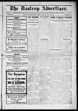 The Bastrop Advertiser (Bastrop, Tex.), Vol. 54, No. 27, Ed. 1 Saturday, September 29, 1906