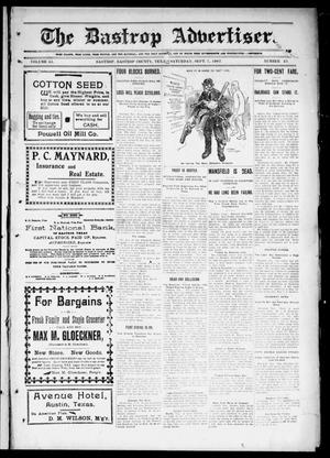 The Bastrop Advertiser (Bastrop, Tex.), Vol. 55, No. 23, Ed. 1 Saturday, September 7, 1907