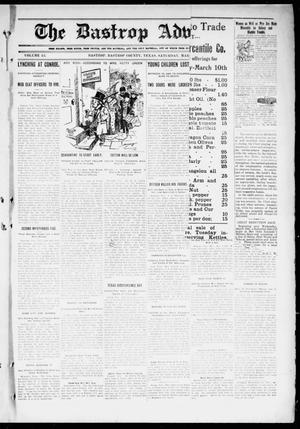Primary view of object titled 'The Bastrop Advertiser (Bastrop, Tex.), Vol. 55, No. 48, Ed. 1 Saturday, March 7, 1908'.