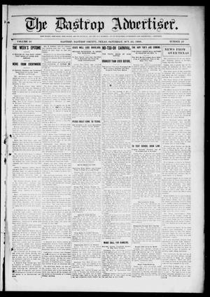 The Bastrop Advertiser (Bastrop, Tex.), Vol. 56, No. 29, Ed. 1 Saturday, October 24, 1908