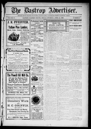The Bastrop Advertiser (Bastrop, Tex.), Vol. 57, No. 2, Ed. 1 Saturday, April 24, 1909