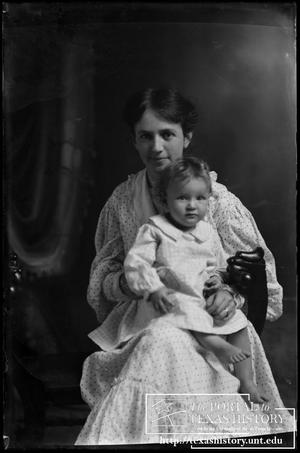 Primary view of object titled '[Mother and baby]'.