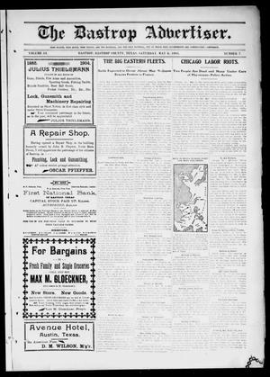 Primary view of object titled 'The Bastrop Advertiser (Bastrop, Tex.), Vol. 53, No. 7, Ed. 1 Saturday, May 6, 1905'.