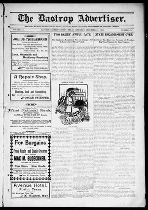 The Bastrop Advertiser (Bastrop, Tex.), Vol. 53, No. 39, Ed. 1 Saturday, December 16, 1905