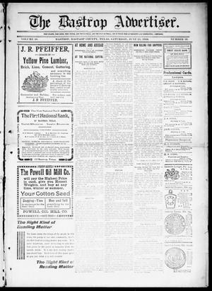 The Bastrop Advertiser (Bastrop, Tex.), Vol. 58, No. 10, Ed. 1 Saturday, June 25, 1910
