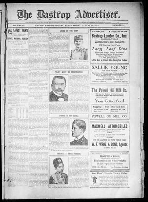 The Bastrop Advertiser (Bastrop, Tex.), Vol. 62, No. 18, Ed. 1 Friday, August 21, 1914