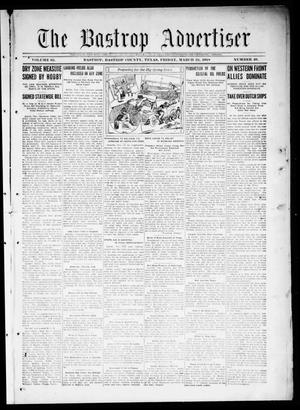 The Bastrop Advertiser (Bastrop, Tex.), Vol. 65, No. 40, Ed. 1 Friday, March 22, 1918