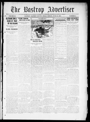 Primary view of object titled 'The Bastrop Advertiser (Bastrop, Tex.), Vol. 66, No. 2, Ed. 1 Friday, June 28, 1918'.