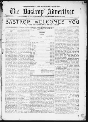The Bastrop Advertiser (Bastrop, Tex.), Vol. 68, No. 34, Ed. 1 Thursday, March 24, 1921
