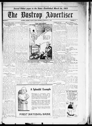 The Bastrop Advertiser (Bastrop, Tex.), Vol. 71, No. 28, Ed. 1 Thursday, February 14, 1924