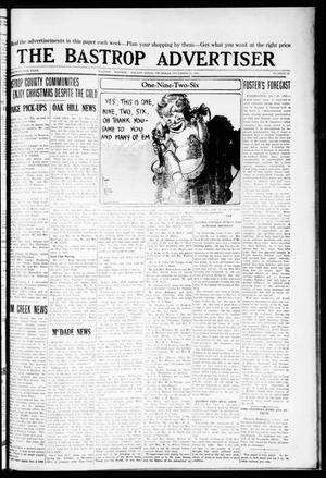 The Bastrop Advertiser (Bastrop, Tex.), Vol. 72, No. 32, Ed. 1 Thursday, December 31, 1925