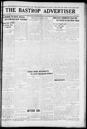 The Bastrop Advertiser (Bastrop, Tex.), Vol. 73, No. 14, Ed. 1 Thursday, August 26, 1926