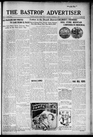 The Bastrop Advertiser (Bastrop, Tex.), Vol. 73, No. 28, Ed. 1 Thursday, December 9, 1926