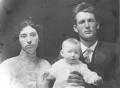 Photograph: Lennie Reeves, His Wife and Daughter