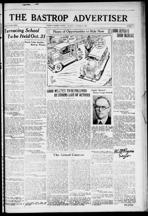 The Bastrop Advertiser (Bastrop, Tex.), Vol. 75, No. 21, Ed. 1 Thursday, October 18, 1928