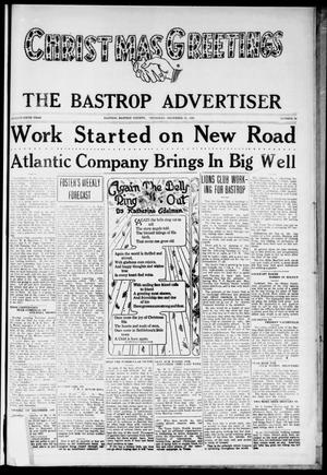 The Bastrop Advertiser (Bastrop, Tex.), Vol. 75, No. 30, Ed. 1 Thursday, December 20, 1928