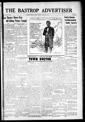 The Bastrop Advertiser (Bastrop, Tex.), Vol. 76, No. 37, Ed. 1 Thursday, February 6, 1930