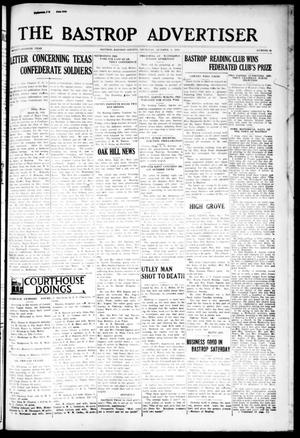 The Bastrop Advertiser (Bastrop, Tex.), Vol. 77, No. 29, Ed. 1 Thursday, October 2, 1930
