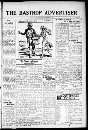 The Bastrop Advertiser (Bastrop, Tex.), Vol. 77, No. 47, Ed. 1 Thursday, February 5, 1931